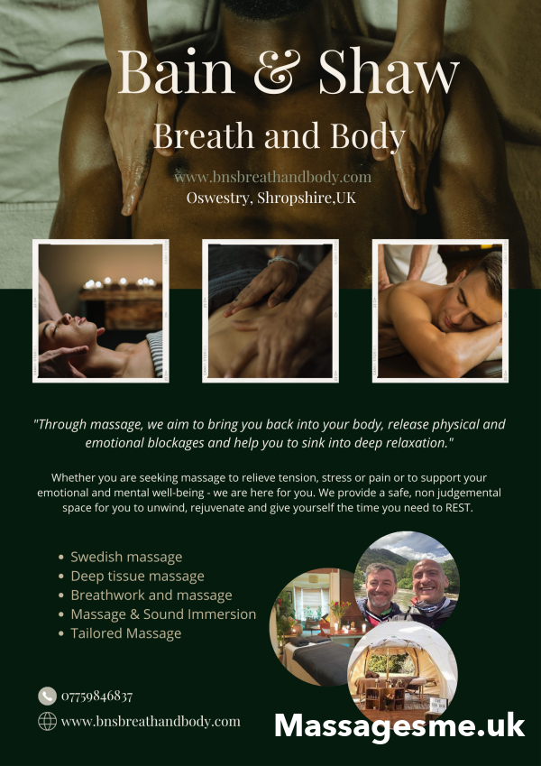 Intuitive Swedish Massage Near Shropshire North Wa Oswestry Croesowallt